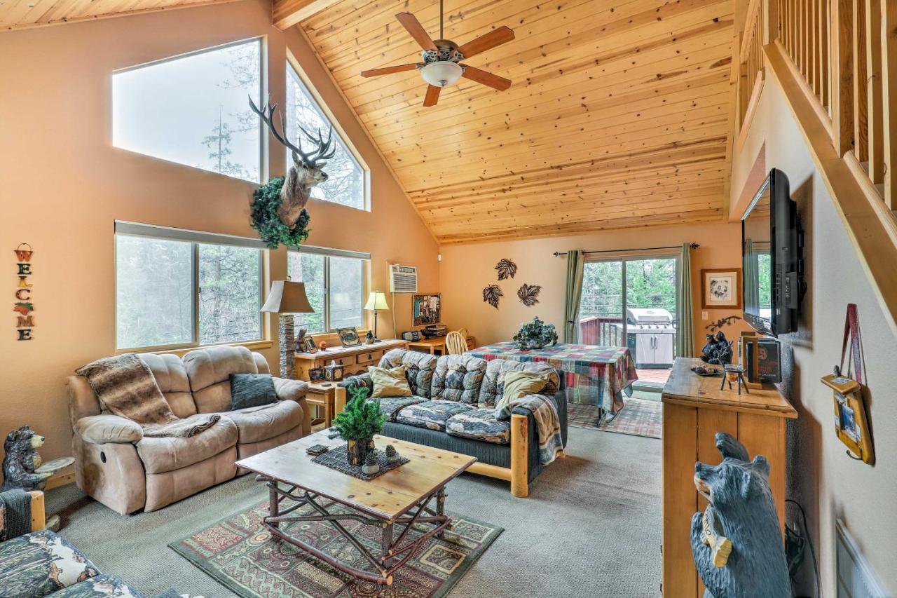 فيلا Cozy Hathaway Pines Mountain Cabin With Deck And Views المظهر الخارجي الصورة